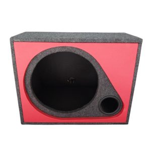 12" Enclosure - Wedged - Single - Round Port