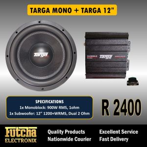 Targa 12" Subwoofer - Targa Monoblock