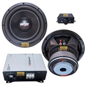 COMBO: Targa TG-CS124D (X2) & Powerbass LAB2500
