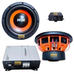 COMBO: Targa TG-VM1040D+ (X2) & Powerbass LAB2500