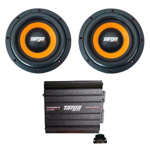 Targa 8" Venom Subwoofers (X2) + Targa Monoblock