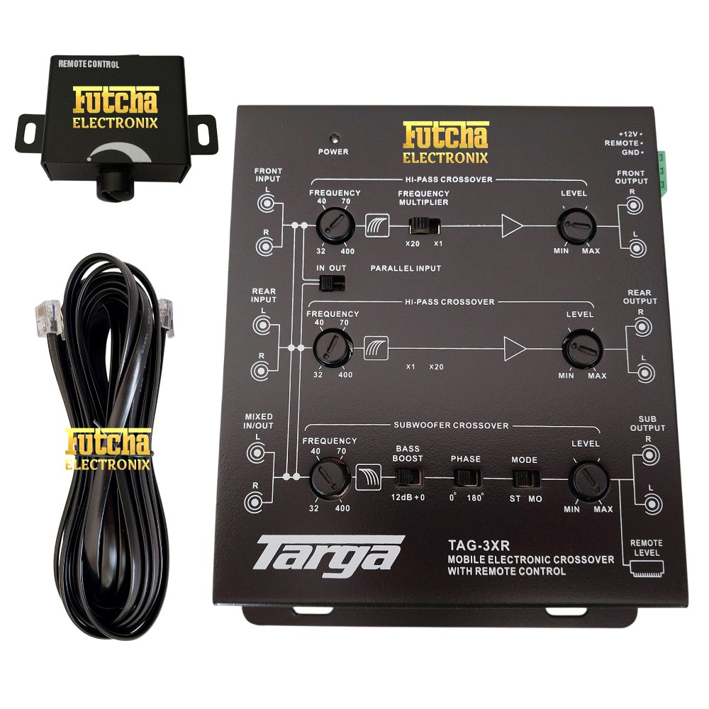 Targa TAG-3XR – 3 Way Electronic Crossover